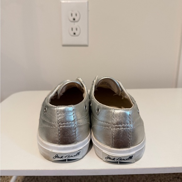 Jack Purcell Converse Silver Metallic Shoes - Picture 5 of 6